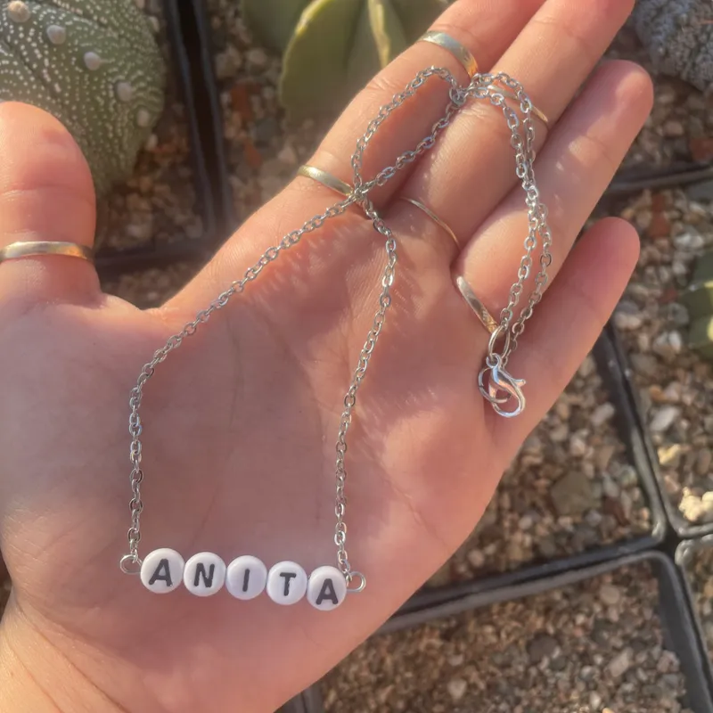 Collar Acero Inoxidable con nombres
