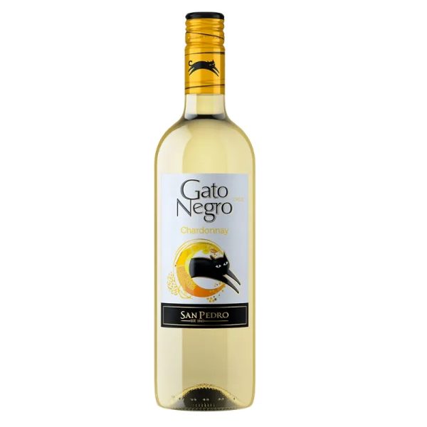 Vino Blanco Chardonnay GATO NEGRO 750ml/12Caja