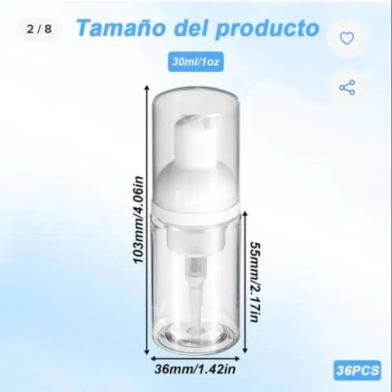 Botella Dispensadora de Espuma 30 ml