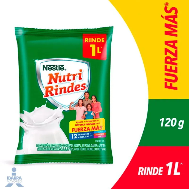 Leche en polvo Nutri Rindes 1L (pequeña)