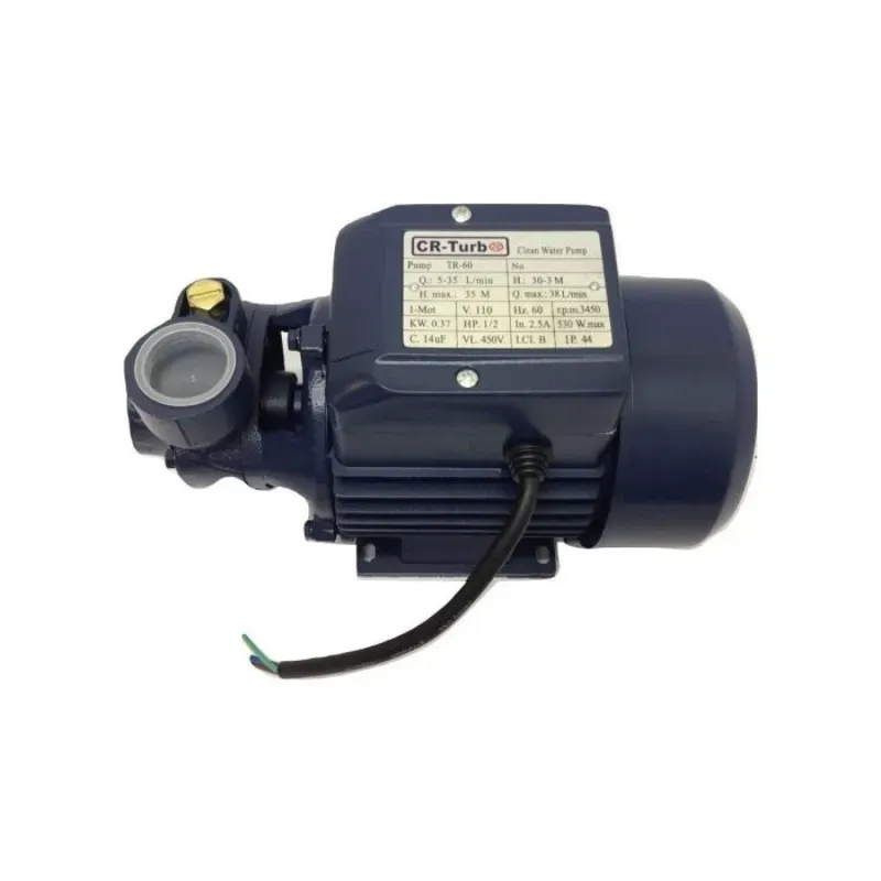 Bomba periférica CR-TURBO 370W (0.5 HP) 110V TR-60