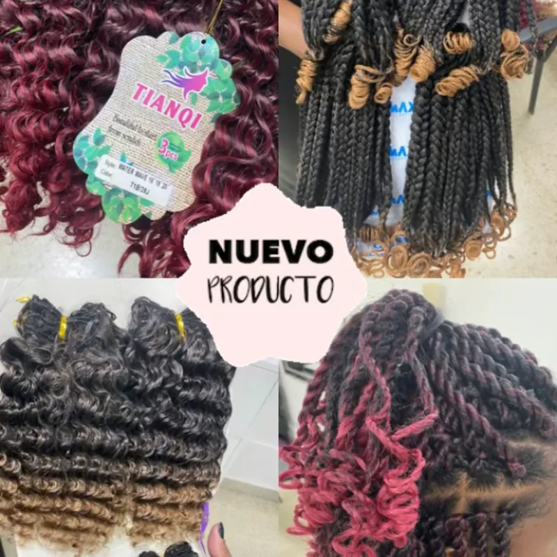 Chochet con trenzas y cortinas