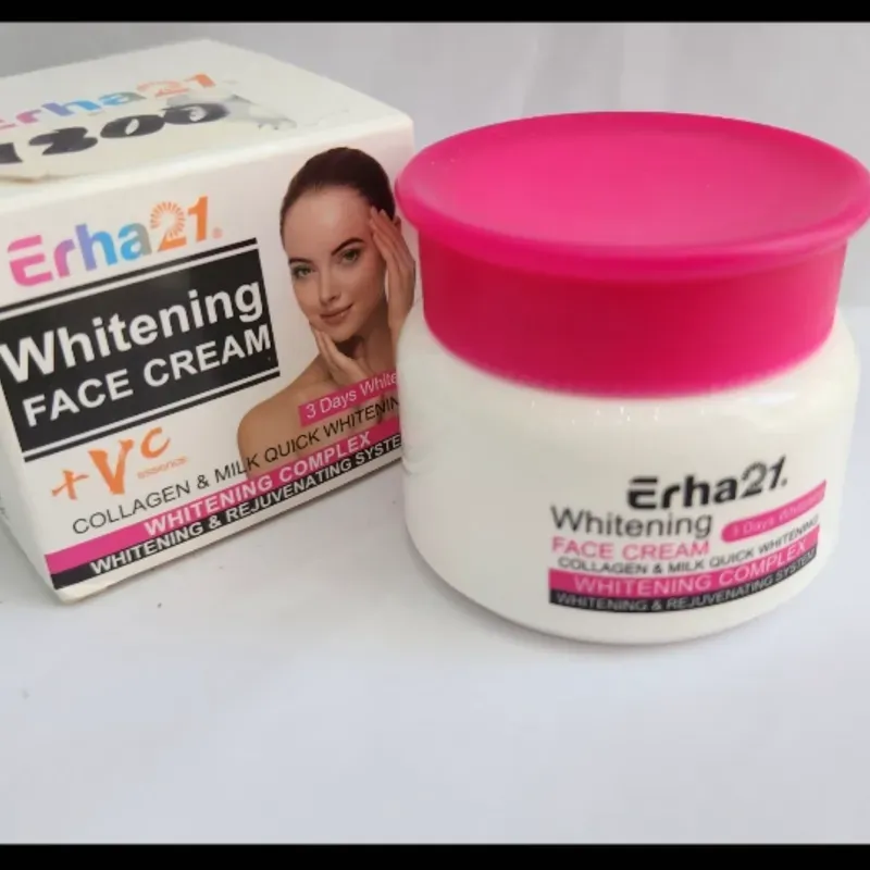 Crema facial blanqueadora