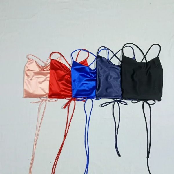 Top drapeado