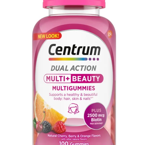Centrum Multigummies Dual Action – Multi + Beauty (100 Gomitas)