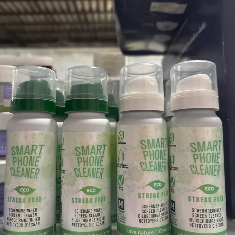 Limpiador para pantallas de celulares