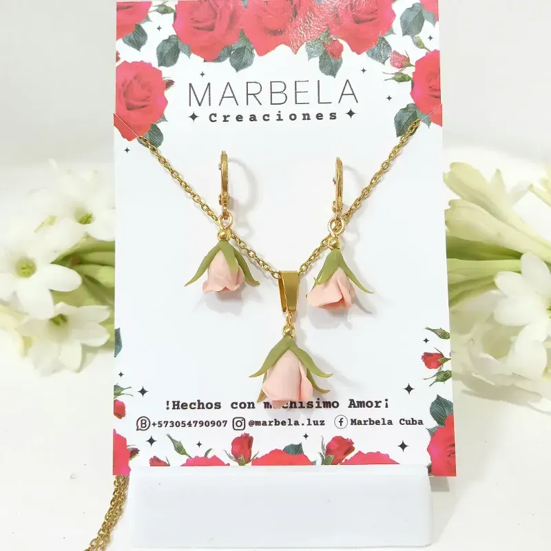 ✨Juego de Botones Rosas✨