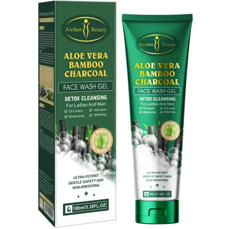 Limpiador Charcoal Aloe Vera AICHUN BEAUTY