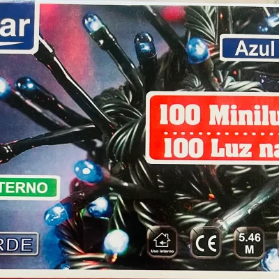 Luz Para Navidad Azul 1 pz cdg 013