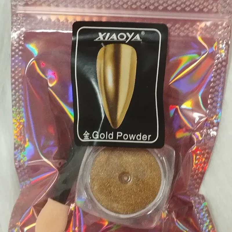 Efecto espejo dorado