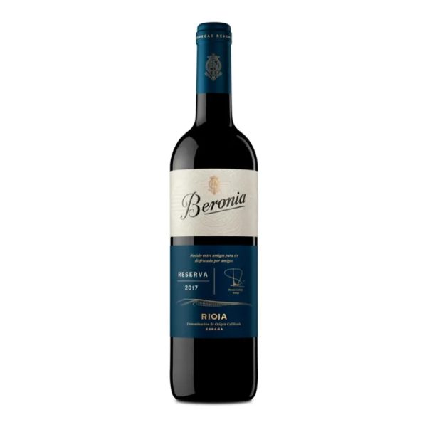 Vino Tinto Temp/Grac/Mazuelo D.O. Rioja BERONIA Reserva 750ml/6 Caja