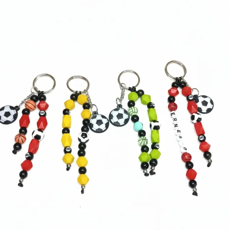 Llaveros con pelota de futboll