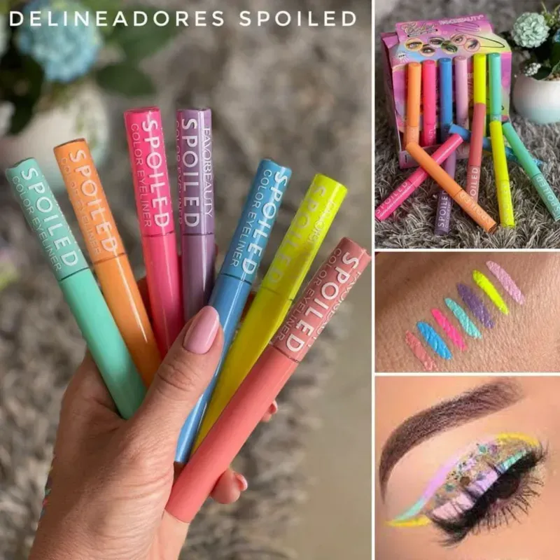 Delineadores neón y mate