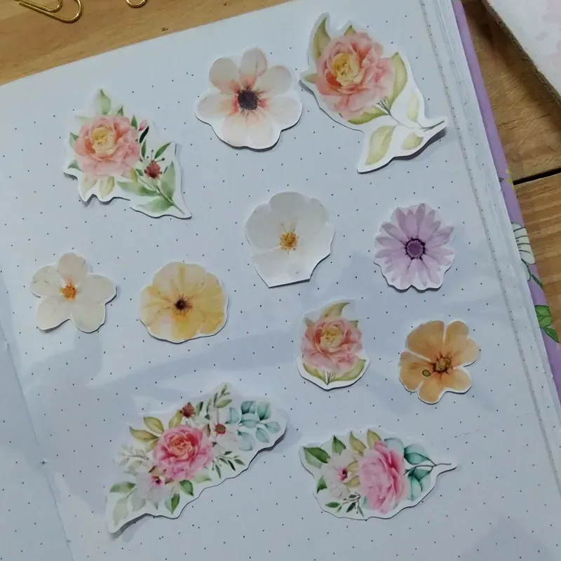 Pegatinas de flores