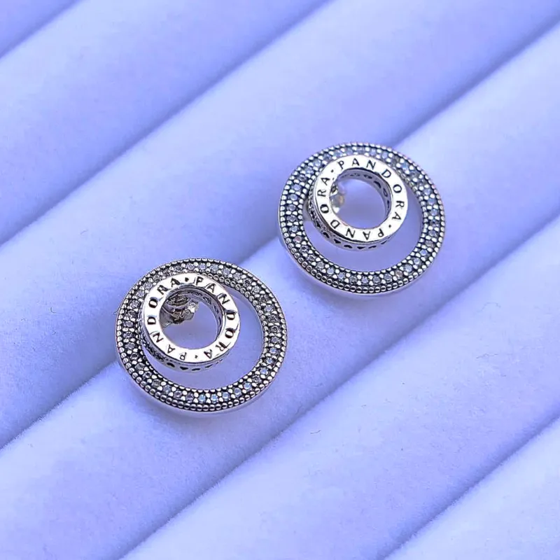 Aretes aro doble Pandora