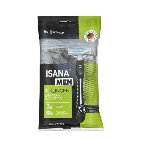 MAQUINILLA DE AFEITAR ISANA MEN 3 HOJAS