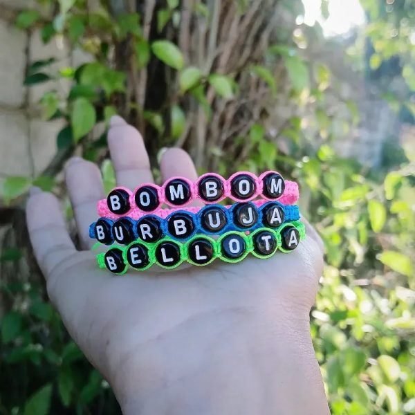 Trío de pulseras para mejores amigas