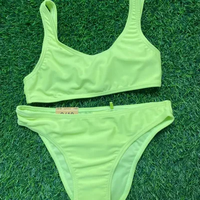 Bikini verde fosfo
