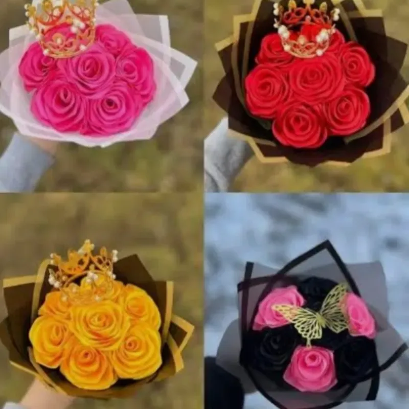 Ramos rosas eternas pequeños