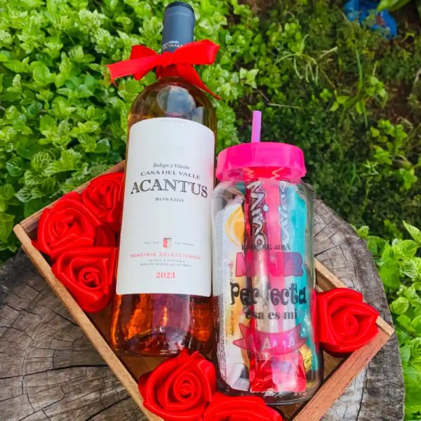 Caja de madera con candy