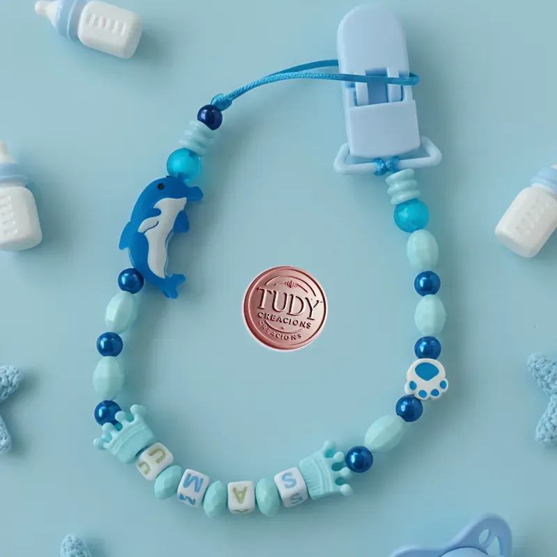Chupetero Delfin  azul