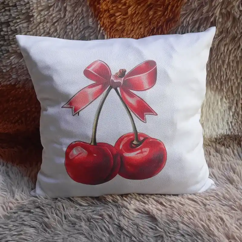 Cojín blanco grande