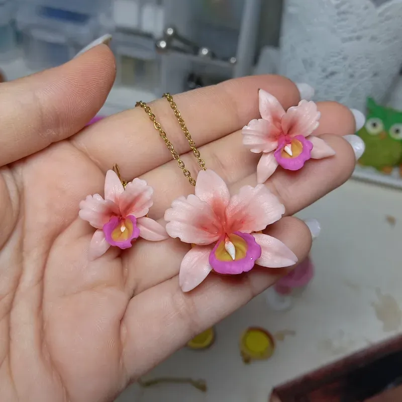 ✨Juego de Orquídeas Rosas✨