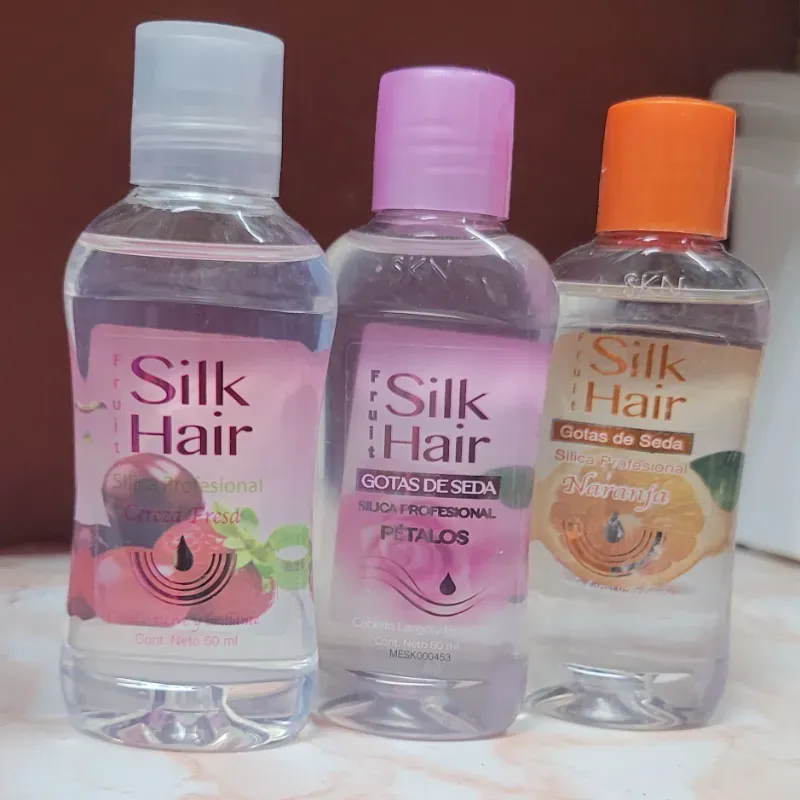 Gotas de seda (silicona para el cabello)