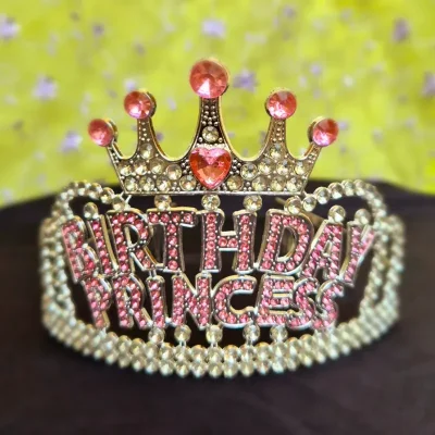 Corona plateada (Happy Birthday)