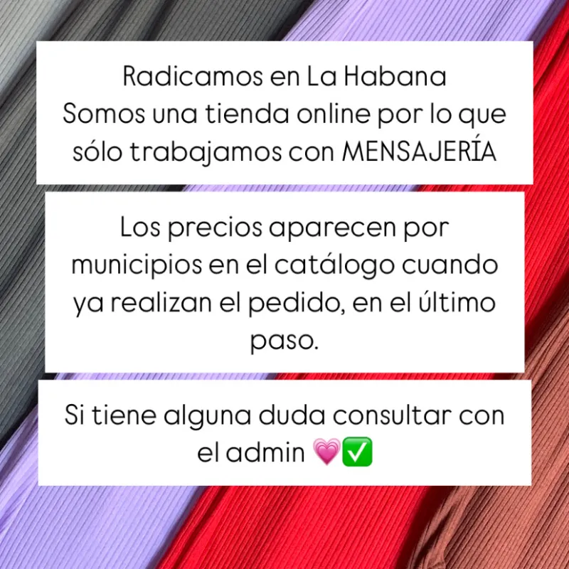 INFORMACIÓN SOBRE MENSAJERÍAS