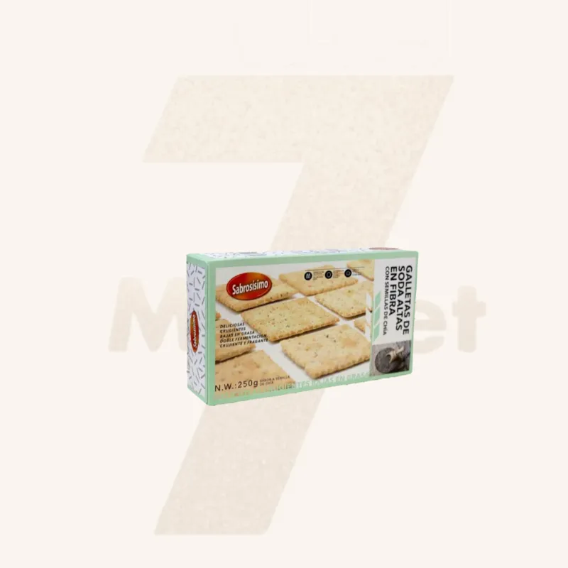 Galletas soda de chía