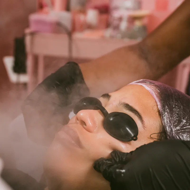 Limpieza facial sencilla