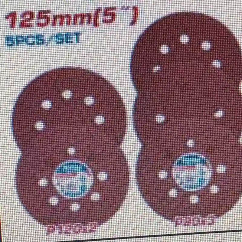 Juego de lijas de lijadora orbital