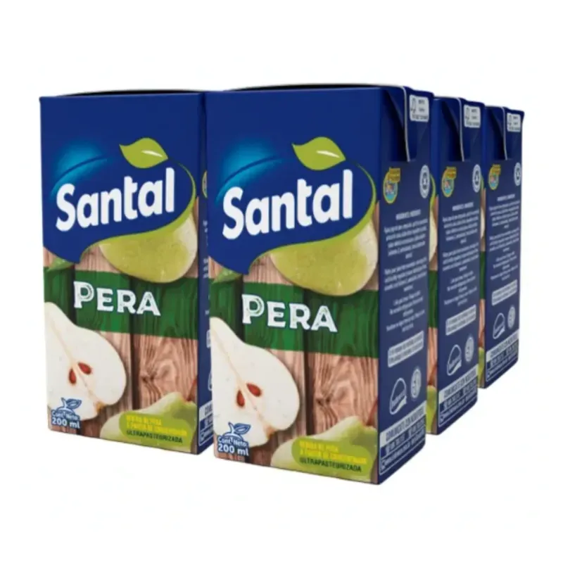 Jugo de Pera Santal - Pack 6 unidades (200ml c/u)