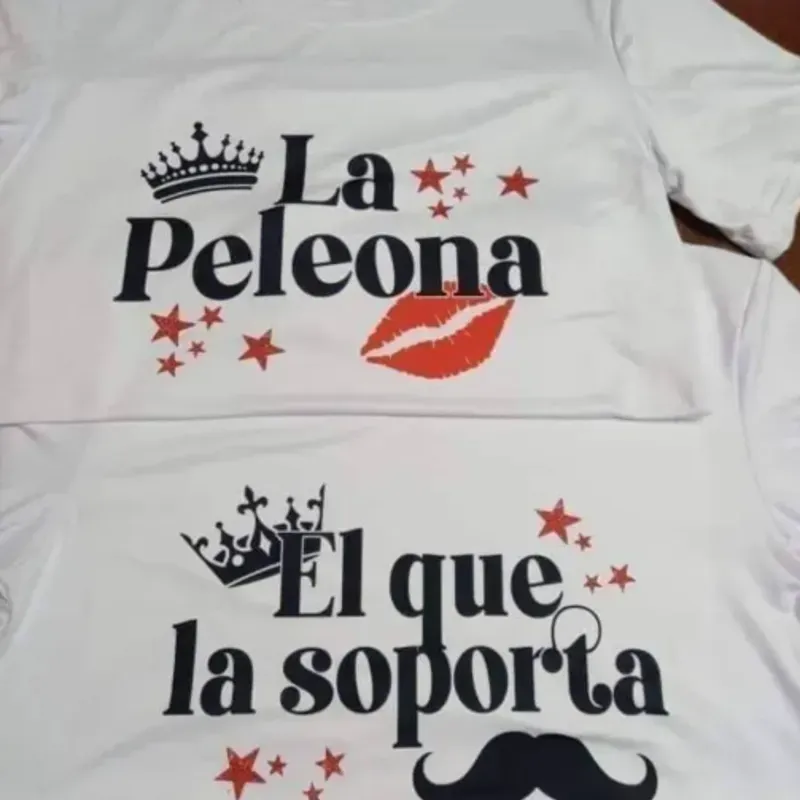 Pullover de pareja blancos dryfit