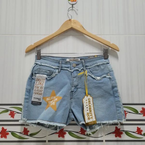 Shorts mezclilla