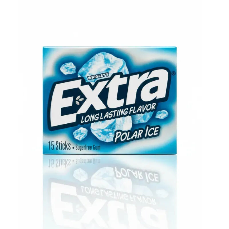 Chicles Sin Azúcar Wrigley's Extra Polar Ice 15 barritas