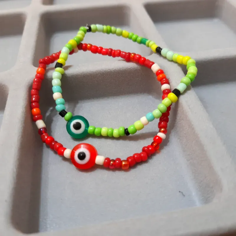 Pulsera de cuentas con ojo turco