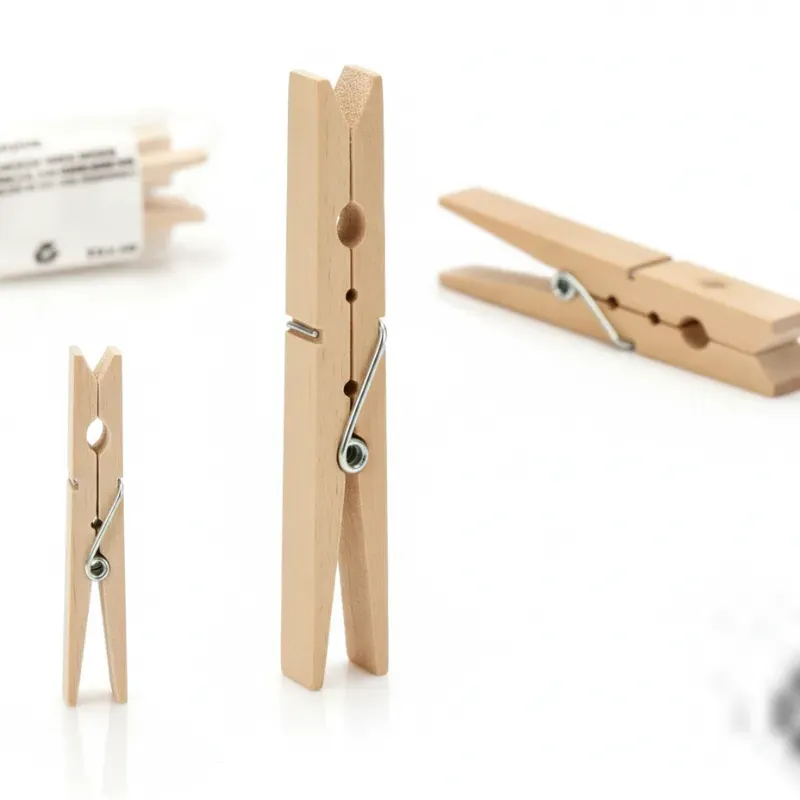 Set 24 pinzas pequeñas de madera