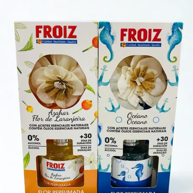 AMBIENTADORES CON FLORES DECORATIVAS