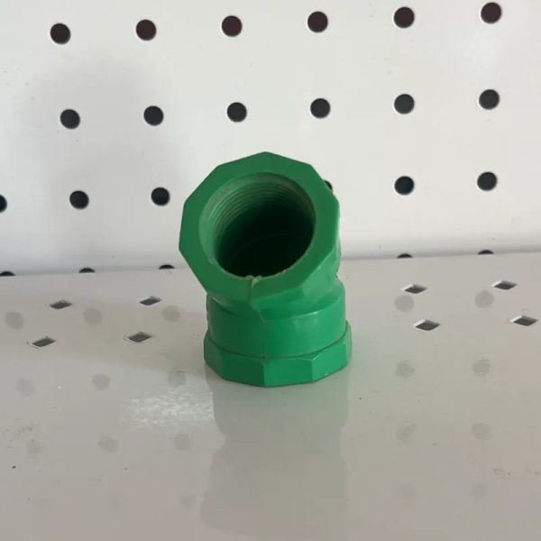 Codo PVC Roscado 3/4x 45