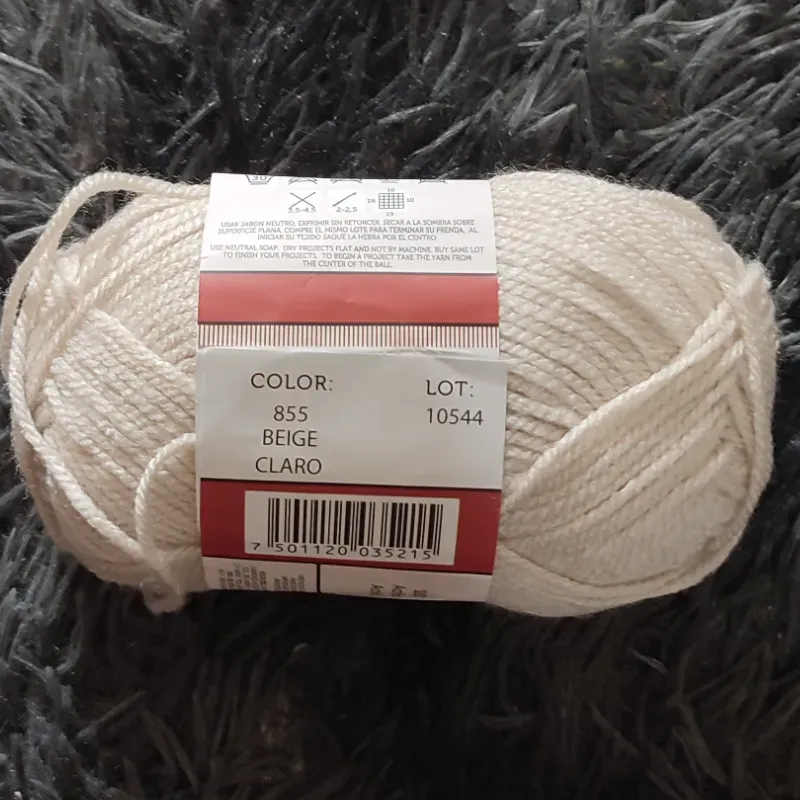 Estambre beige claro