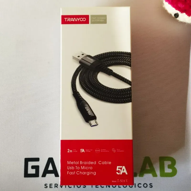  Cable TRANYOO T-S16V (USB-A a Micro USB)