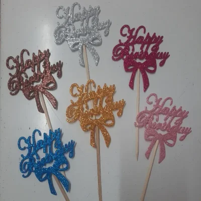 Happy Birthday con lazo...x cantidad (12na)