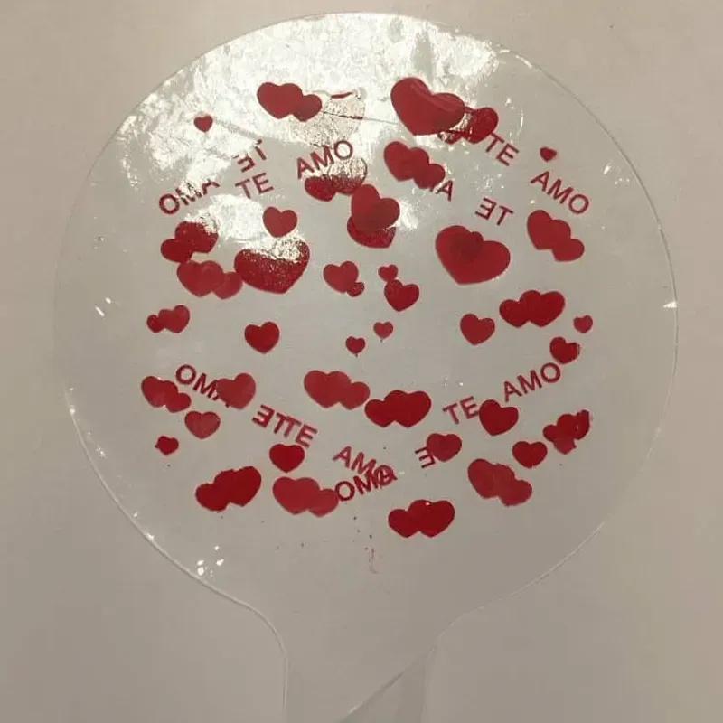 ‼️Globo Burbuja 18"- Temática Enamorados‼️