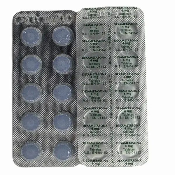 DEXAMETASONA (4mg 10t)(NO TRAE FECHA DE VENCIMIENTO)