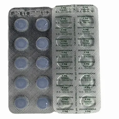DEXAMETASONA (4mg 10t)(NO TRAE FECHA DE VENCIMIENTO)