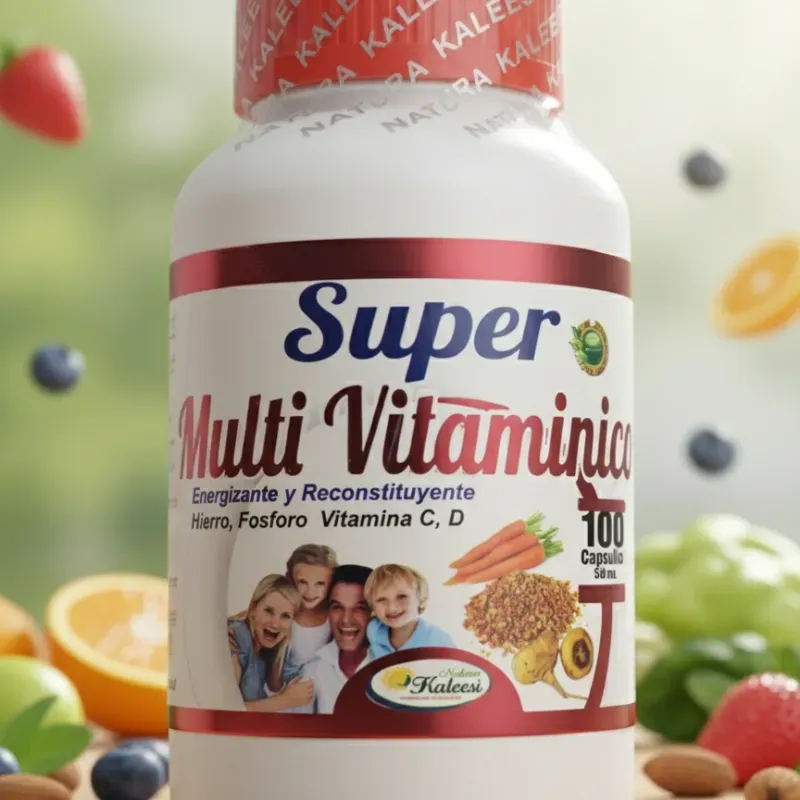 Super multivitaminas 100 capsulas 500mg