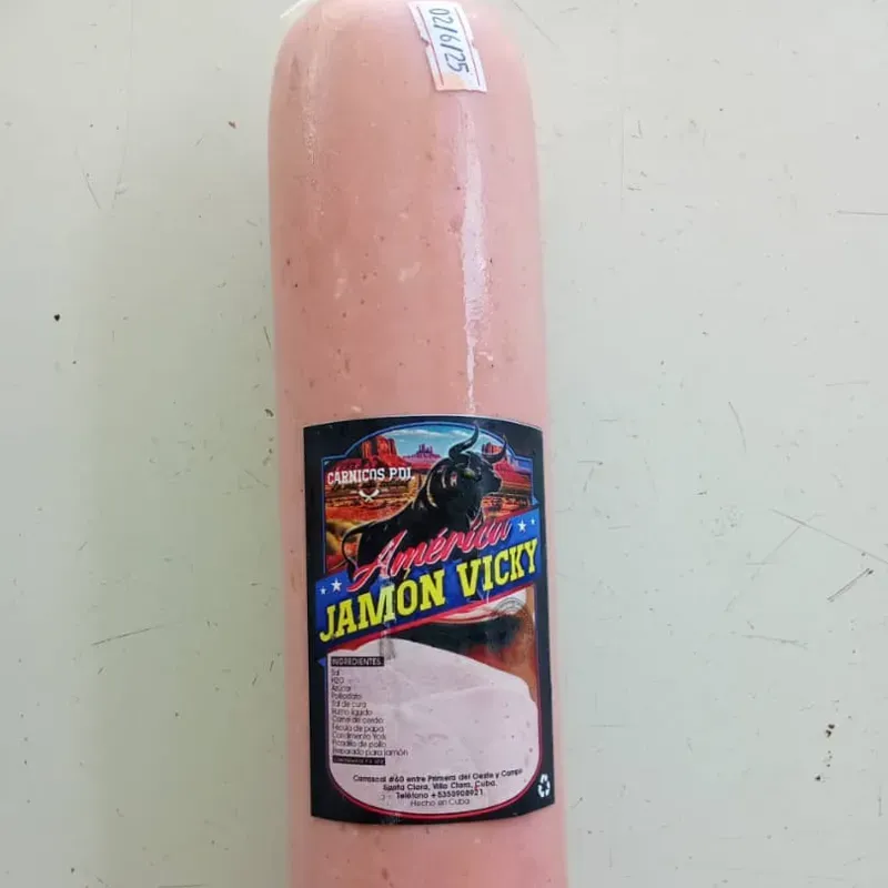Jamón Vicky tubo de 1.05-1.06libras