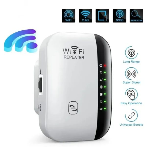  Repetidor WiFi de 300 Mbps 802.11N